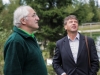 Gospodar radiokluba Miran, S50O in predsednik Zveze Radioamaterjev Slovenije Bojan, S52ME