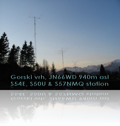 Postojanka Gorski Vrh, JN66WD 940 m ASL