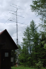 Mali stolp, Črni Vrh S50E station, JN76AD