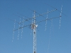 6 el. 21 MHz with 5 el. 14 MHZ OWA YAGI on 12m long boom on top 